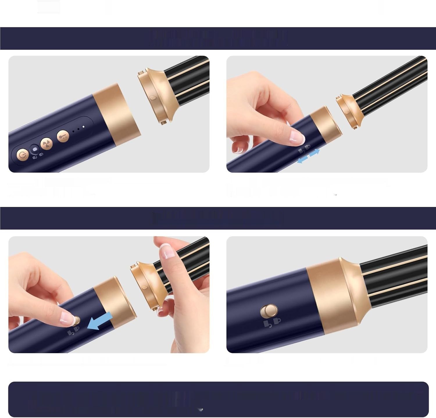 Air Styler 7 w 1, 1400 W, suszarka do włosów z dyfuzorem, lokówka 30 mm