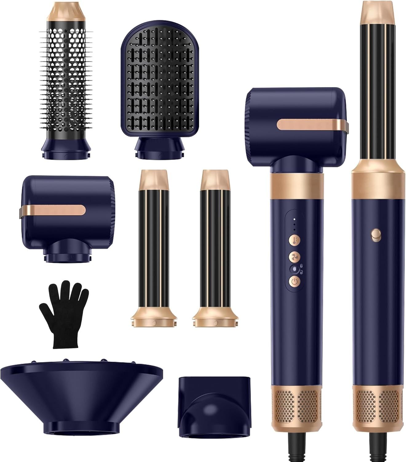 Air Styler 7 w 1, 1400 W, suszarka do włosów z dyfuzorem, lokówka 30 mm