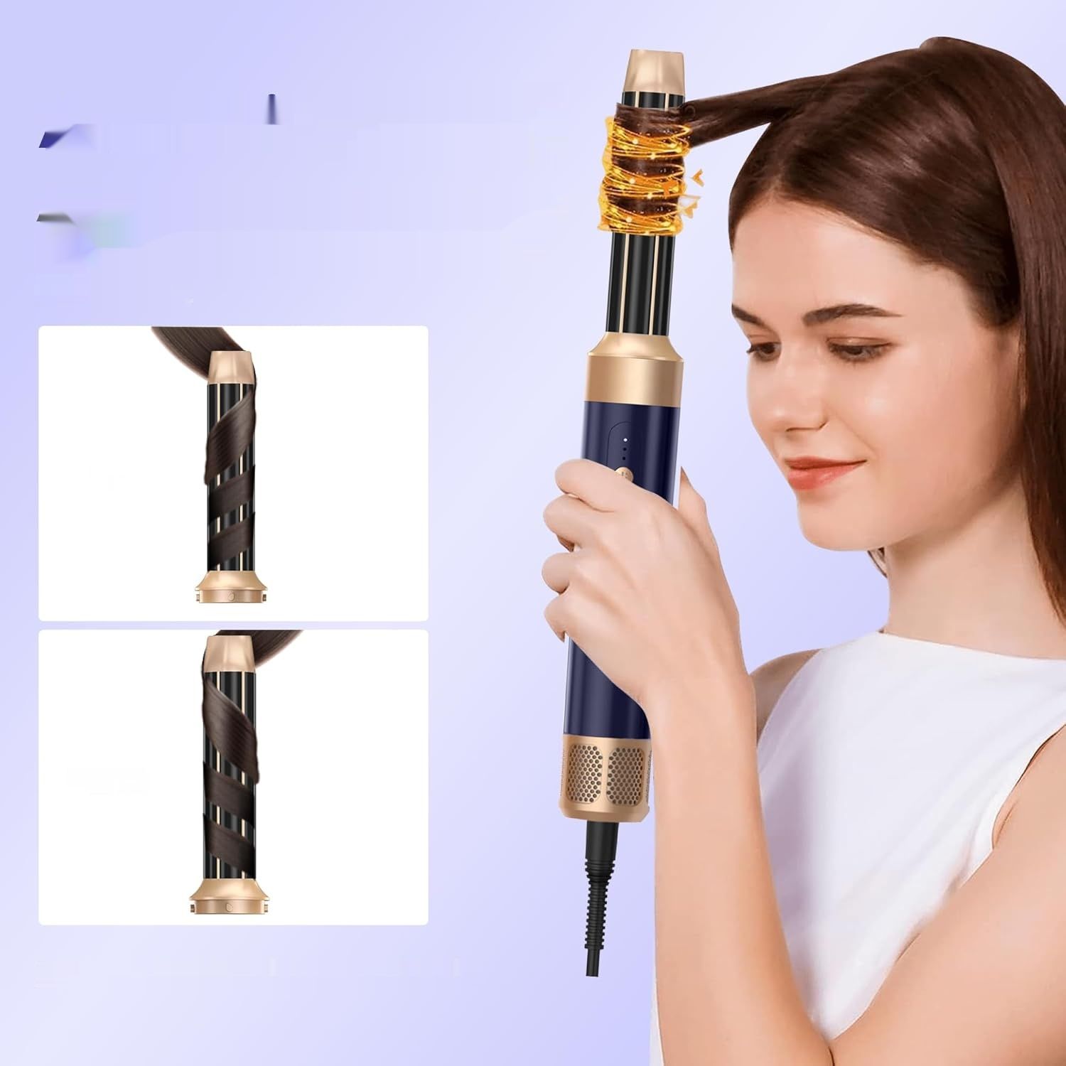 Air Styler 7 w 1, 1400 W, suszarka do włosów z dyfuzorem, lokówka 30 mm