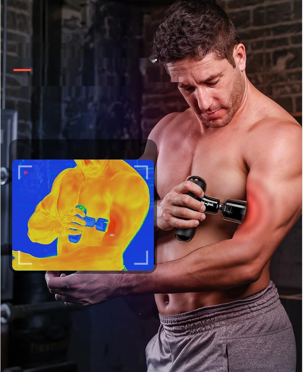 Bob i Brad Q2 Pro Mini Pistolet do Masażu z Ogrzewaniem i Chłodzeniem