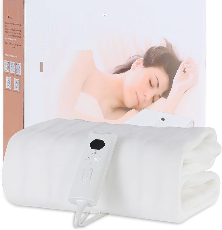 KPUY Premium Comfort Elektryczny Koc Jednoosobowy - 150 x 80 cm