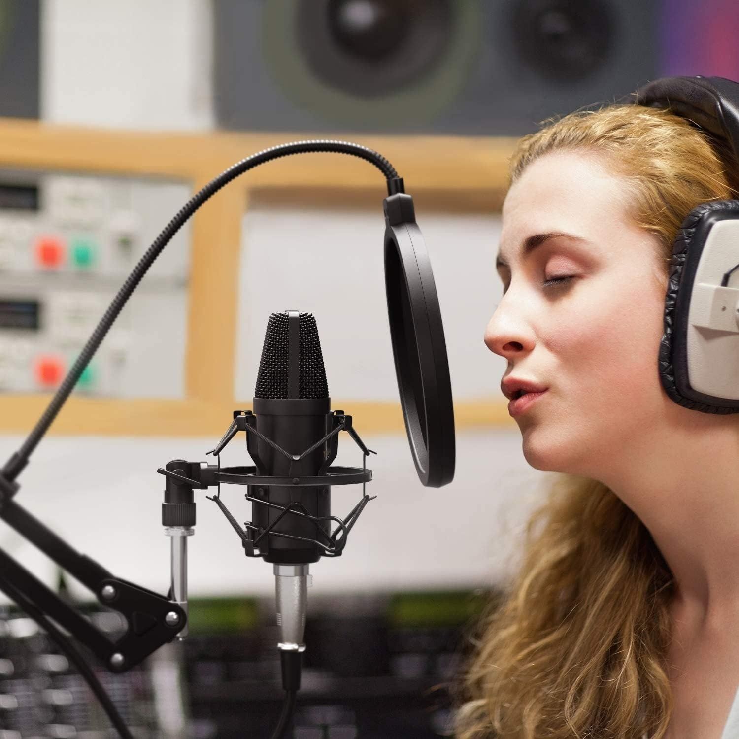 TONOR XLR Mikrofon Pojemnościowy Studio z Ramieniem T20 (TC20)