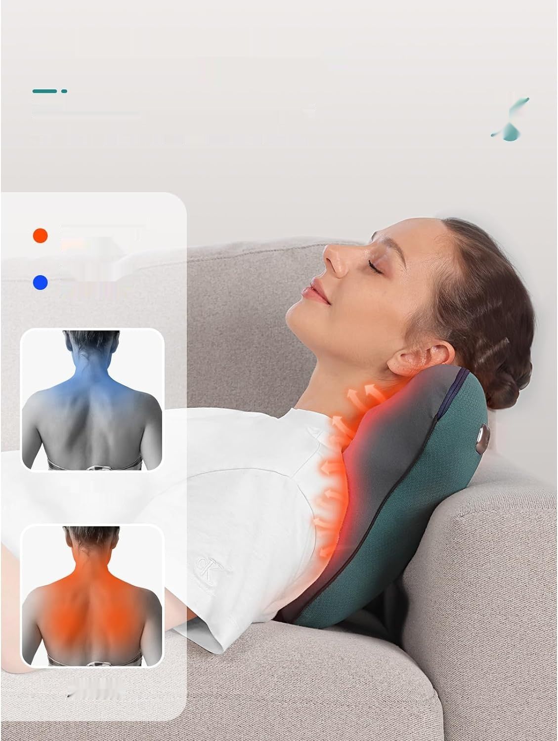 Bob i Brad EZBack Massager: Shiatsu 3D, podgrzewanie, ulga w bólu mięśni.