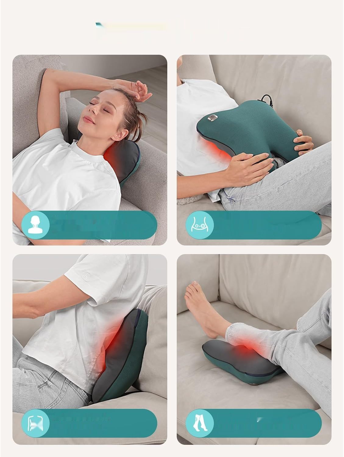 Bob i Brad EZBack Massager: Shiatsu 3D, podgrzewanie, ulga w bólu mięśni.