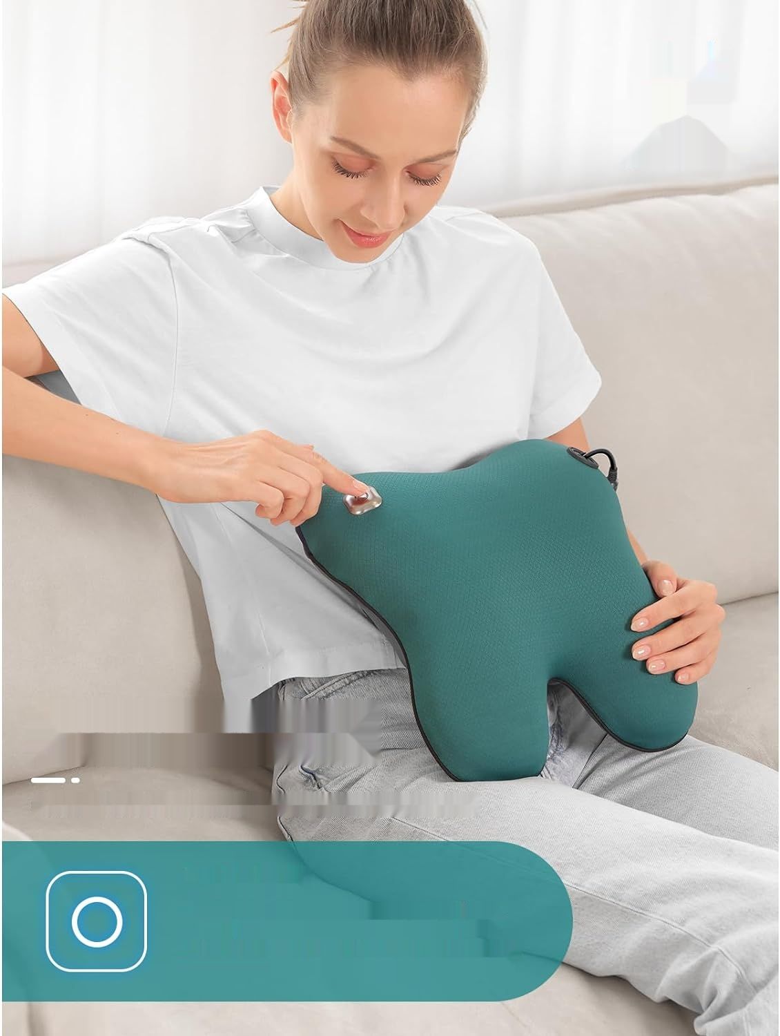 Bob i Brad EZBack Massager: Shiatsu 3D, podgrzewanie, ulga w bólu mięśni.