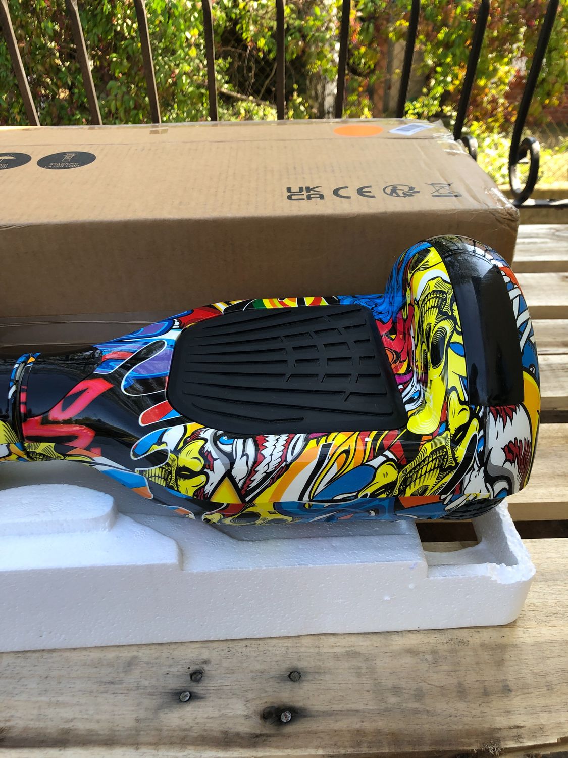 VOUUK Hoverboard 6,5 cala, Bluetooth, LED, dla dzieci i dorosłych