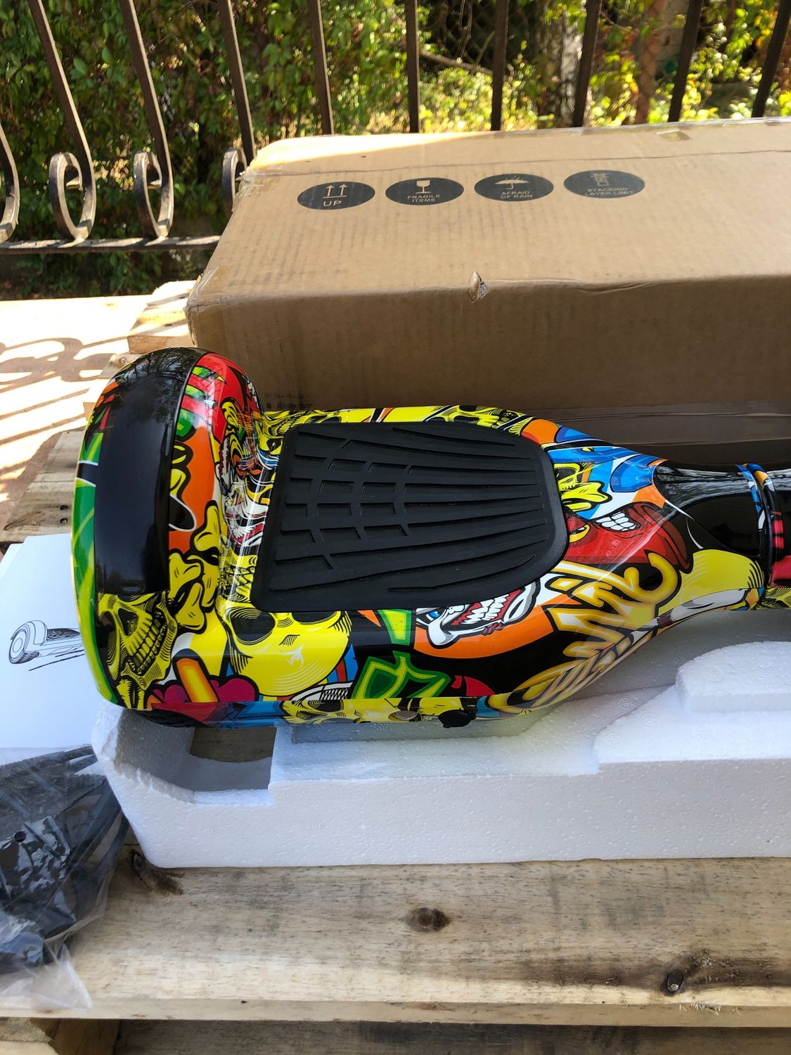 VOUUK Hoverboard 6,5 cala, Bluetooth, LED, dla dzieci i dorosłych