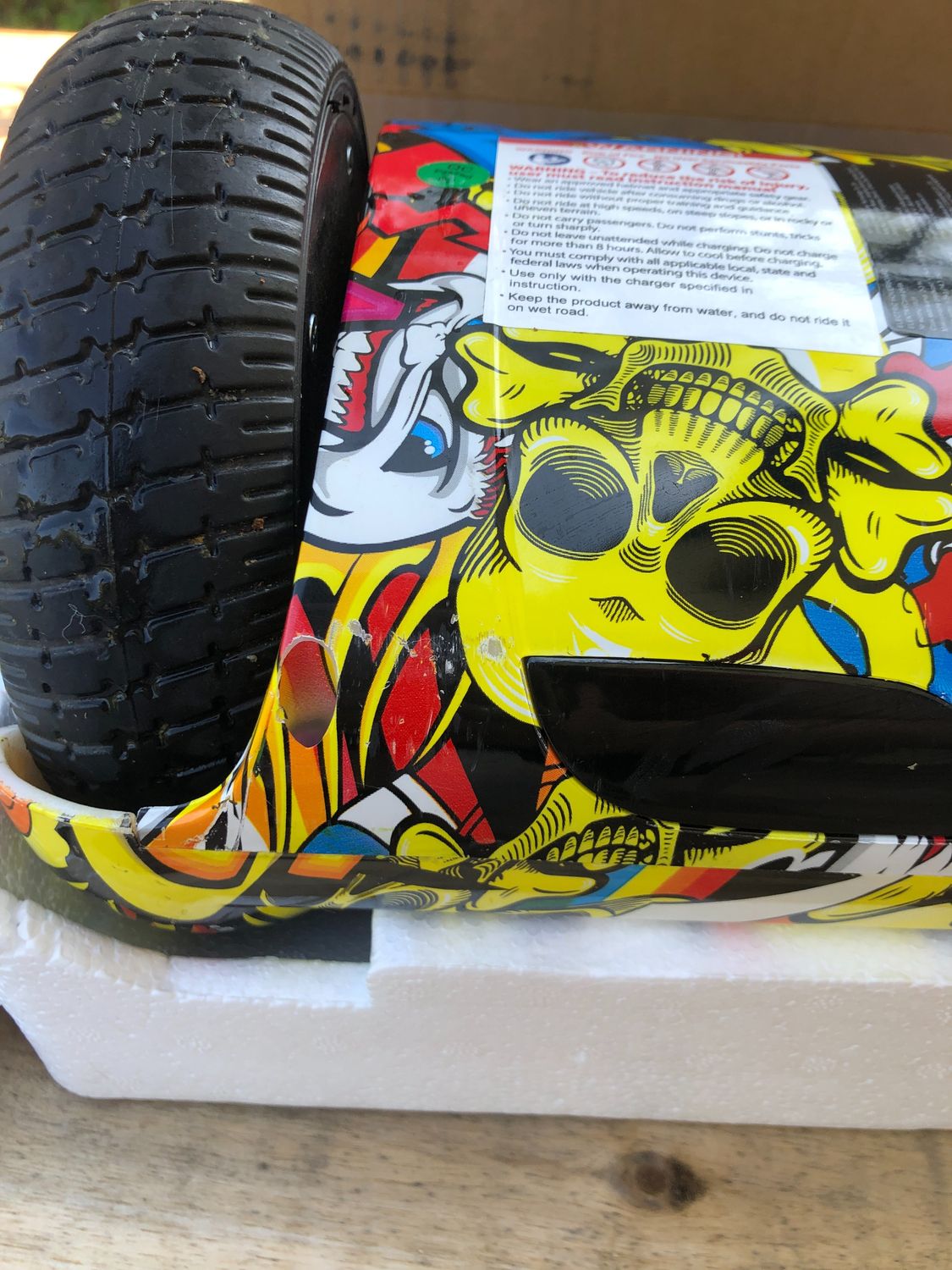 VOUUK Hoverboard 6,5 cala, Bluetooth, LED, dla dzieci i dorosłych
