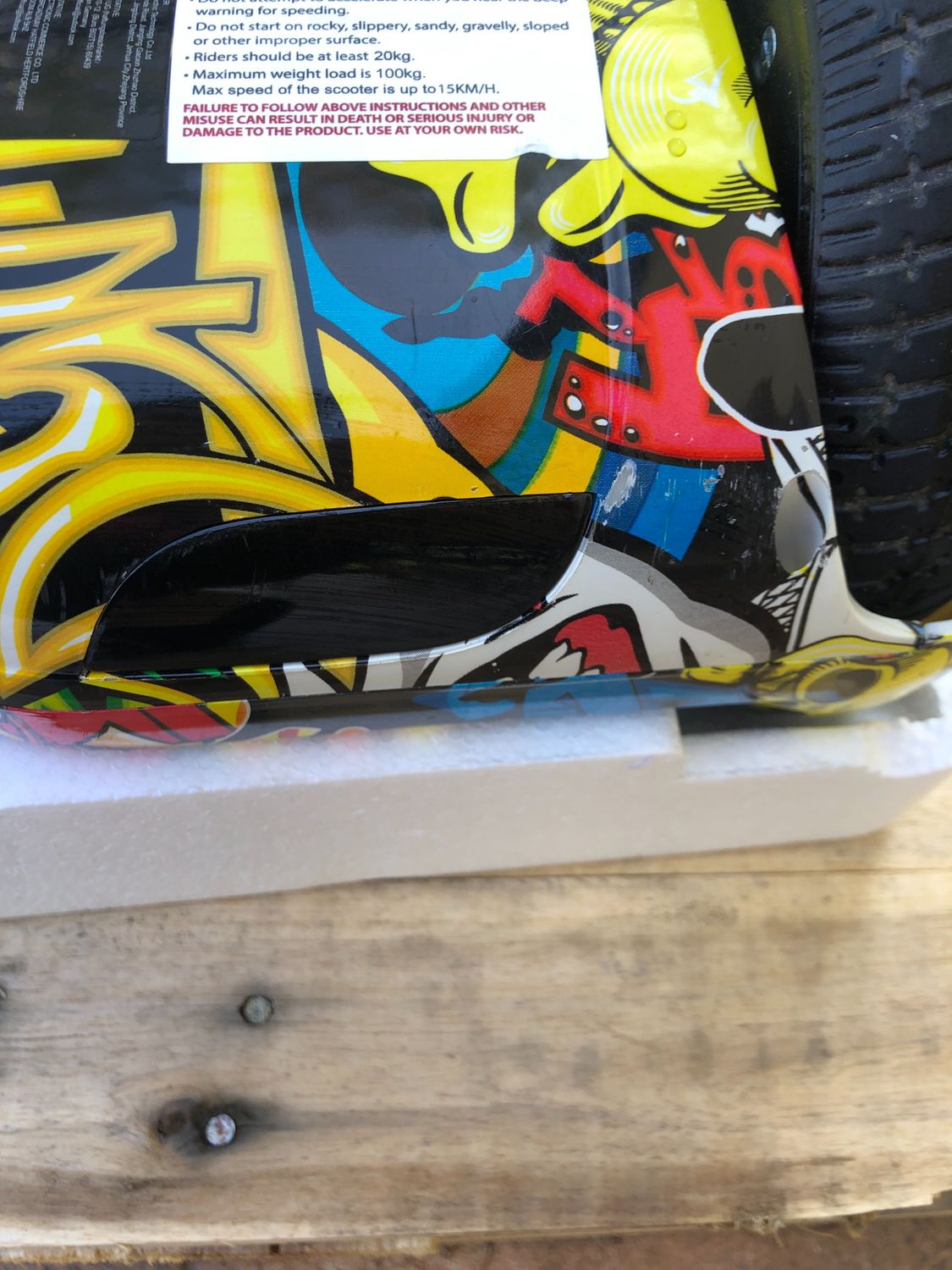 VOUUK Hoverboard 6,5 cala, Bluetooth, LED, dla dzieci i dorosłych