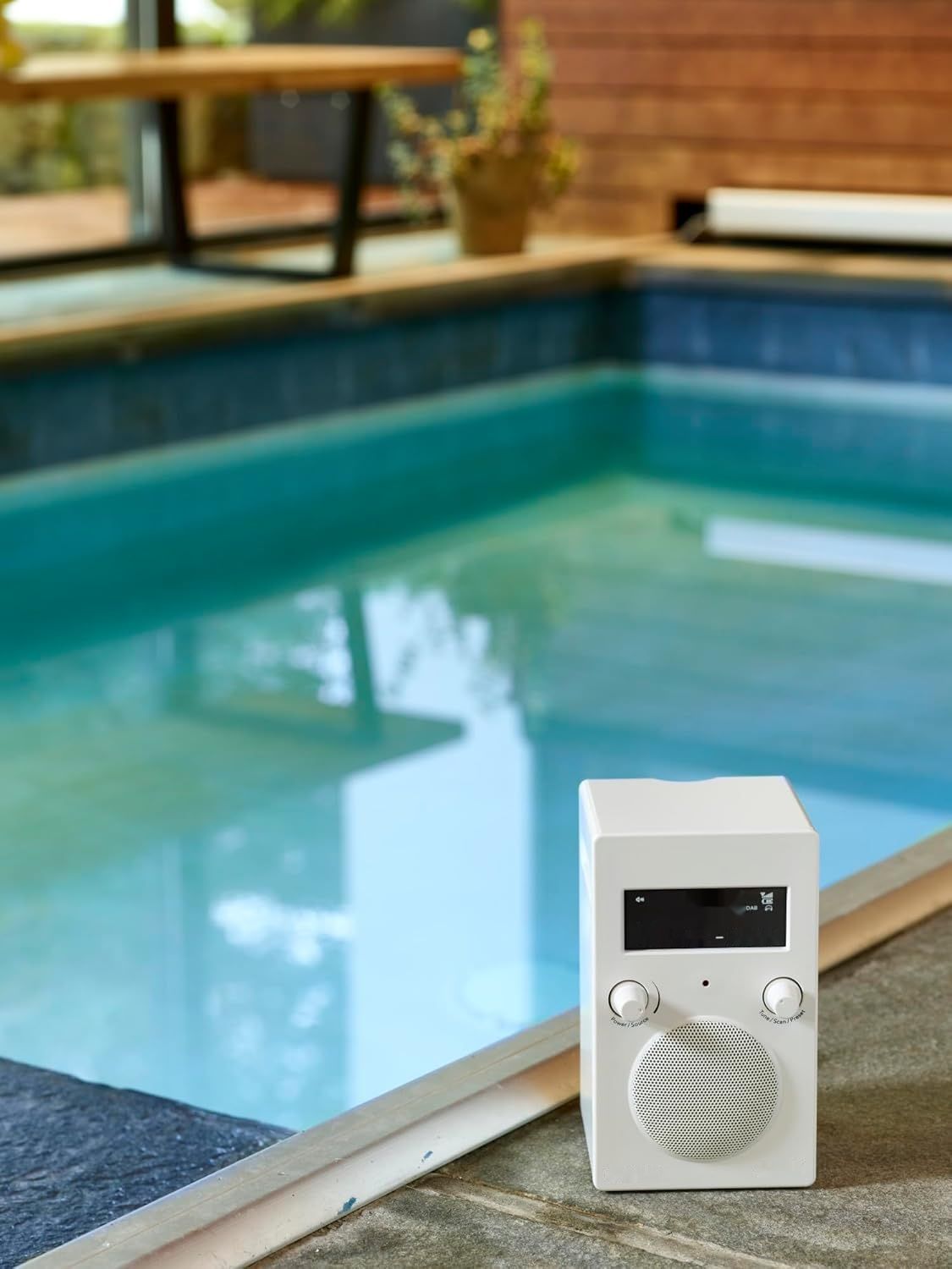 Tivoli Audio PAL+BT Przenośne radio Bluetooth-UKW/DAB+ (Białe)