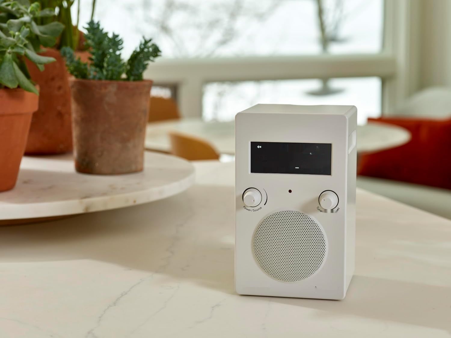 Tivoli Audio PAL+BT Przenośne radio Bluetooth-UKW/DAB+ (Białe)