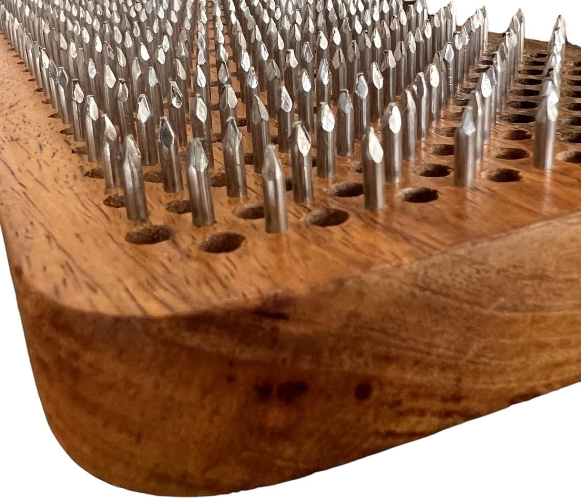 Sadhu Board z mango, deska do gwoździ, rozmiar: 10 mm