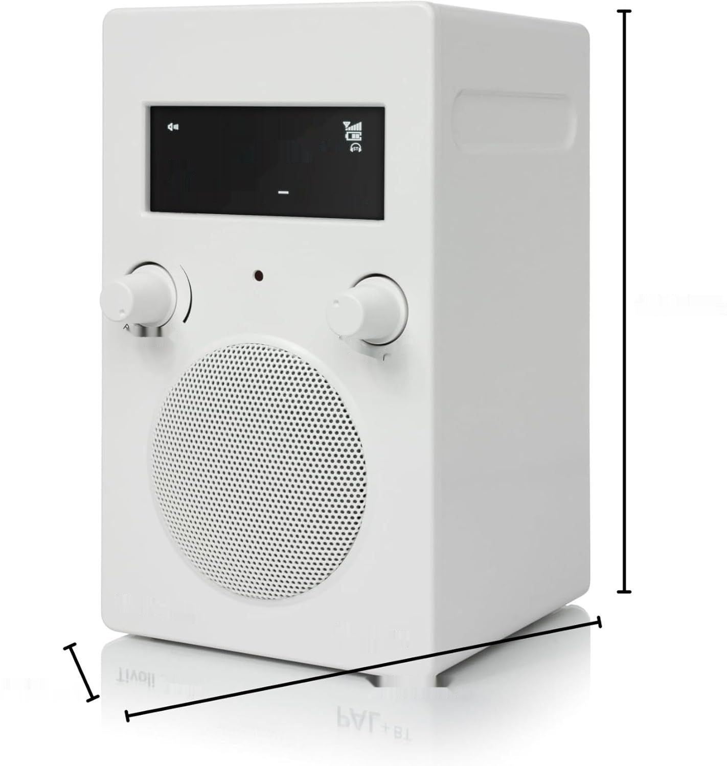 Tivoli Audio PAL+BT Przenośne radio Bluetooth-UKW/DAB+ (Białe)