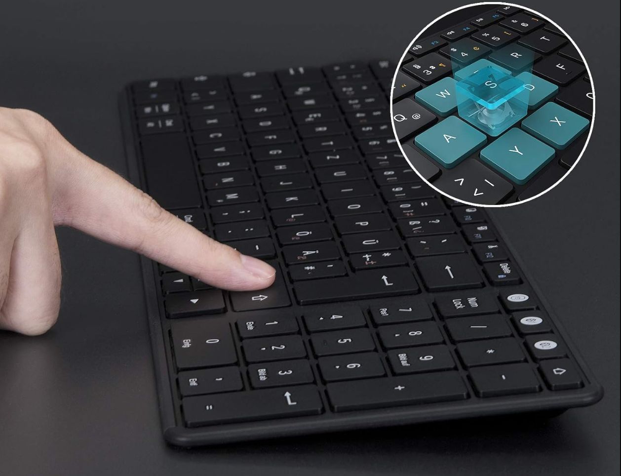 seenda Bluetooth Bezprzewodowa Klawiatura Kompatybilna z systemem Mac OS
