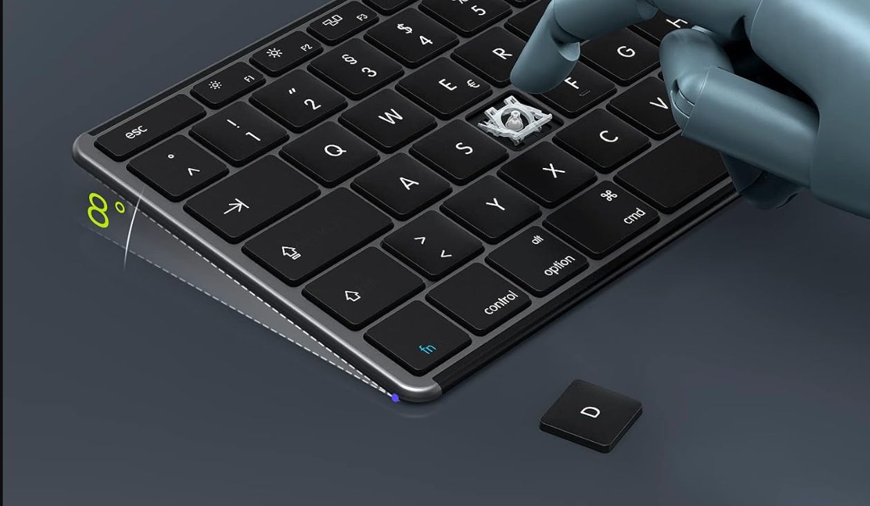 seenda Klawiatura Bluetooth do Mac/iPad/iPhone, bezprzewodowa klawiatura