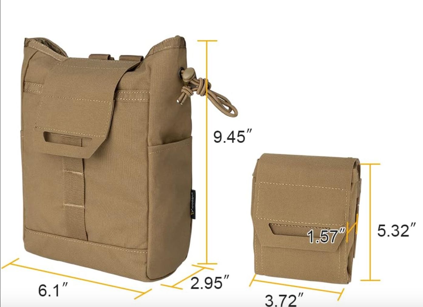IDOGEAR Molle worek na wywrotkę taktyczne