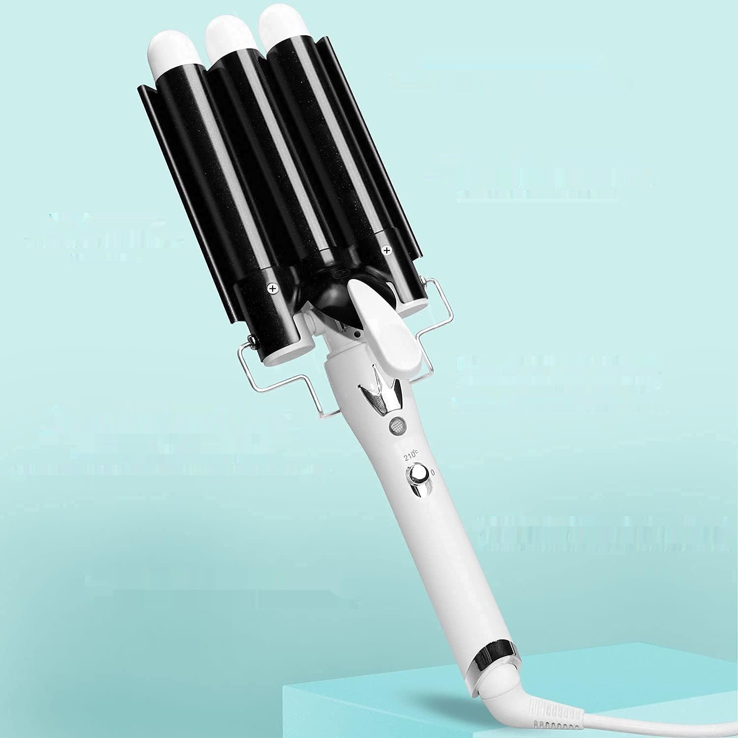 Lokówka 3-Falowa 25 mm z regulowaną temperaturą i ceramiczną powłoką