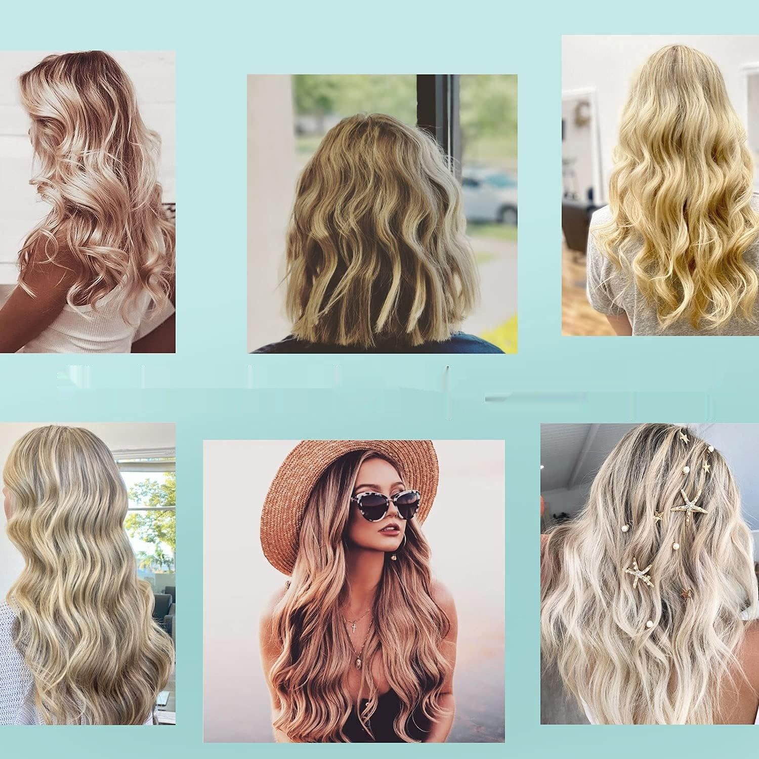 Lokówka 3-Falowa 25 mm z regulowaną temperaturą i ceramiczną powłoką