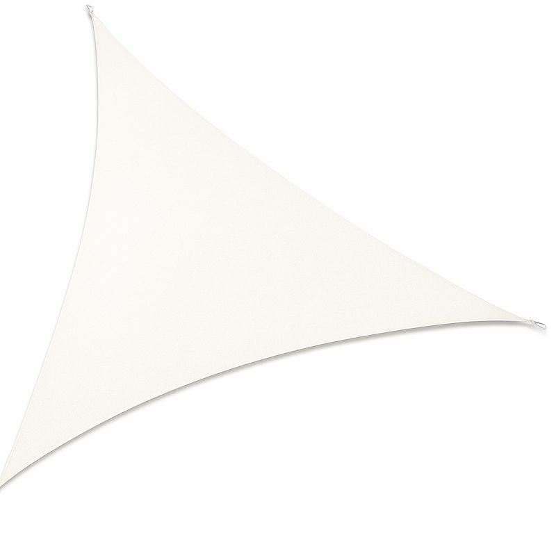 LOVE STORY trójkątny daszek przeciwsłoneczny, wodoodporny, ochrona UV, kremowy.