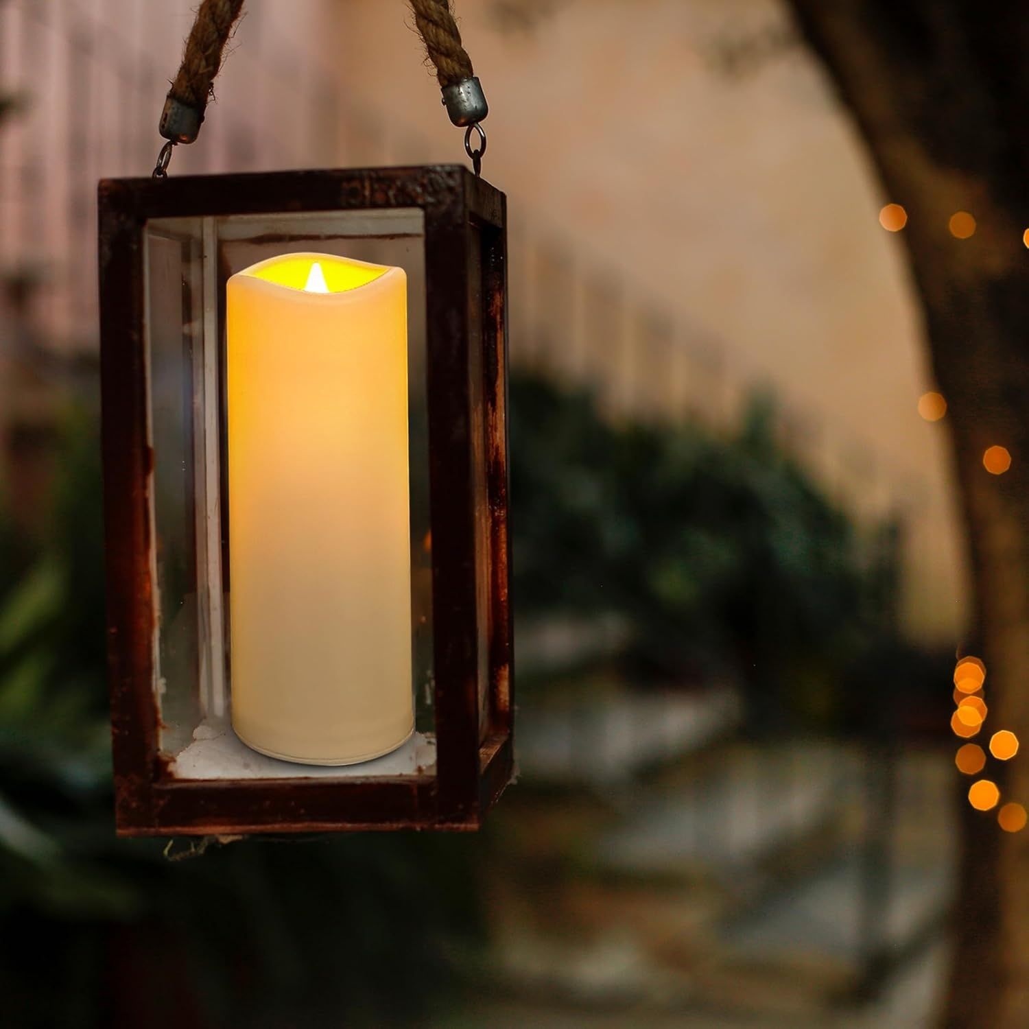 candlesee LED Bezpłomieniowe Świece 1-Sztukowe, Wodoodporna, z Pilotem i Timerem