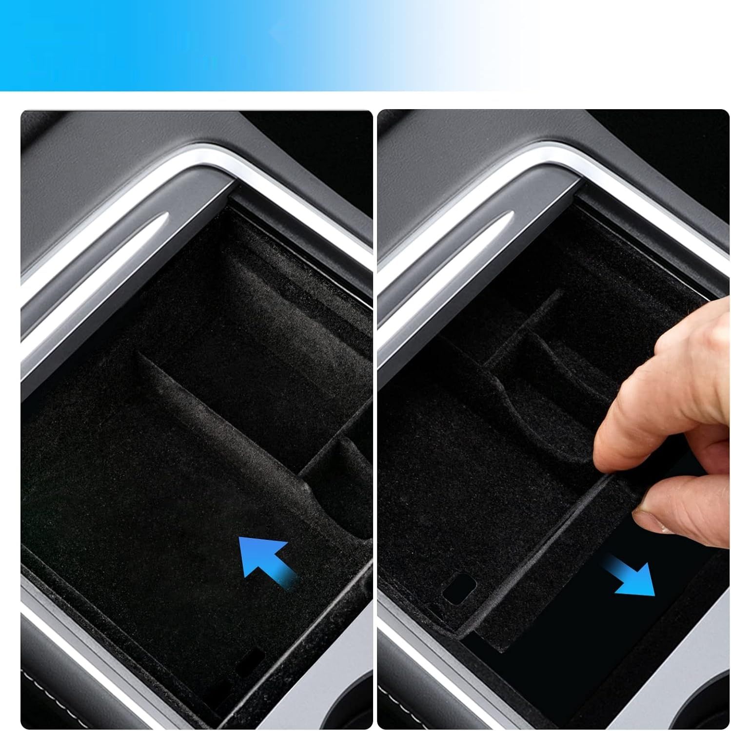 Organizator konsoli do Tesla Model 3 Edycja 2022