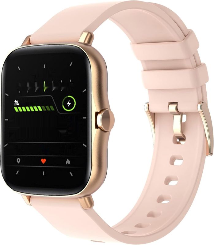 Smartwatch mit Lautsprecher, 1.7&quot; Touchscreen, Bluetooth, Musik, WhatsApp, Fitness-Tracker, Pulsuhr, Sportuhr.