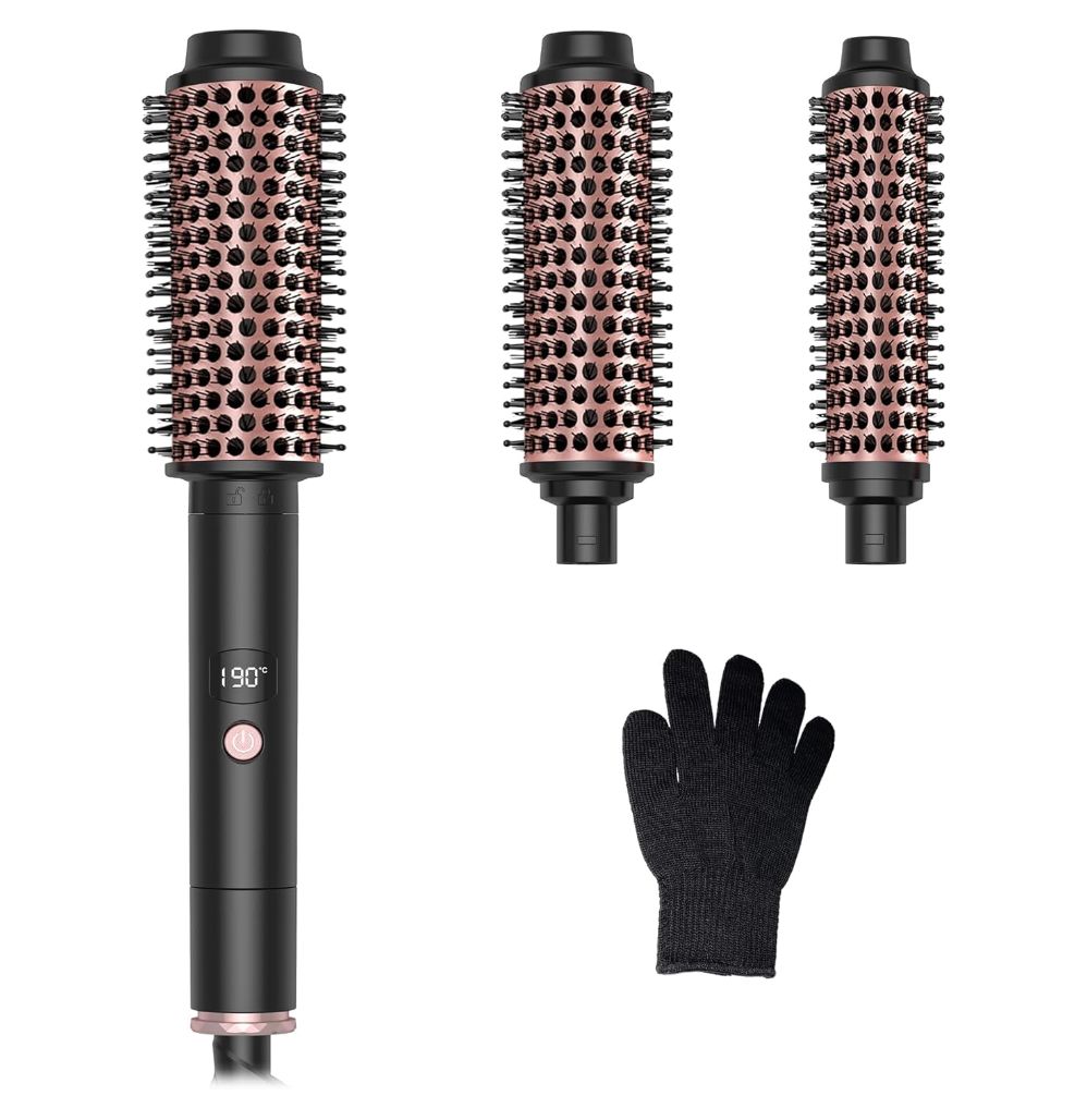 Szczotka termiczna, zestaw 3 w 1 szczotek termicznych 30/38/45 mm