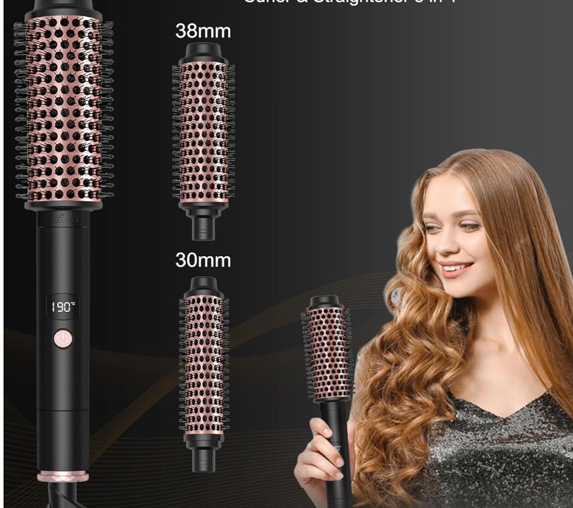 Szczotka termiczna, zestaw 3 w 1 szczotek termicznych 30/38/45 mm