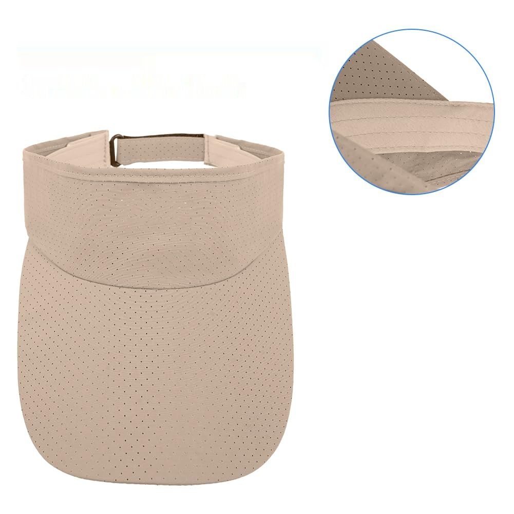 Aomig Visor Cap, modna, oddychająca czapka z daszkiem, kolor lotosowy.