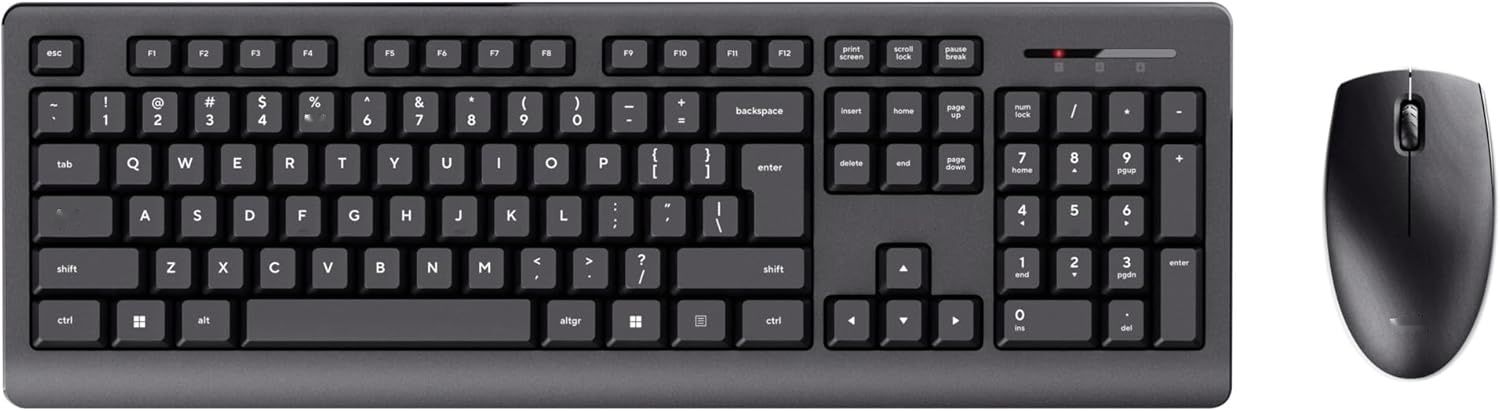 Trust Primo Włoski Zestaw Bezprzewodowej Klawiatury QWERTY i Myszki