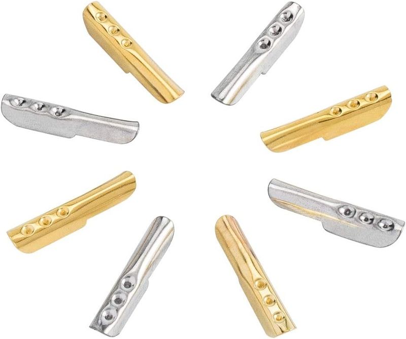 nbeads 600PCS Metalowy Zaczep, Żelazne Blokady Końcówki Kordów - DIY Szycie