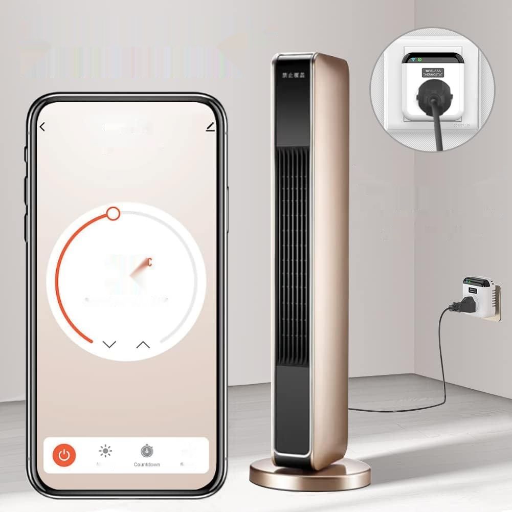 Programowalne gniazdo termostatu WiFi, zgodne z Alexa, Echo, Google Assistant