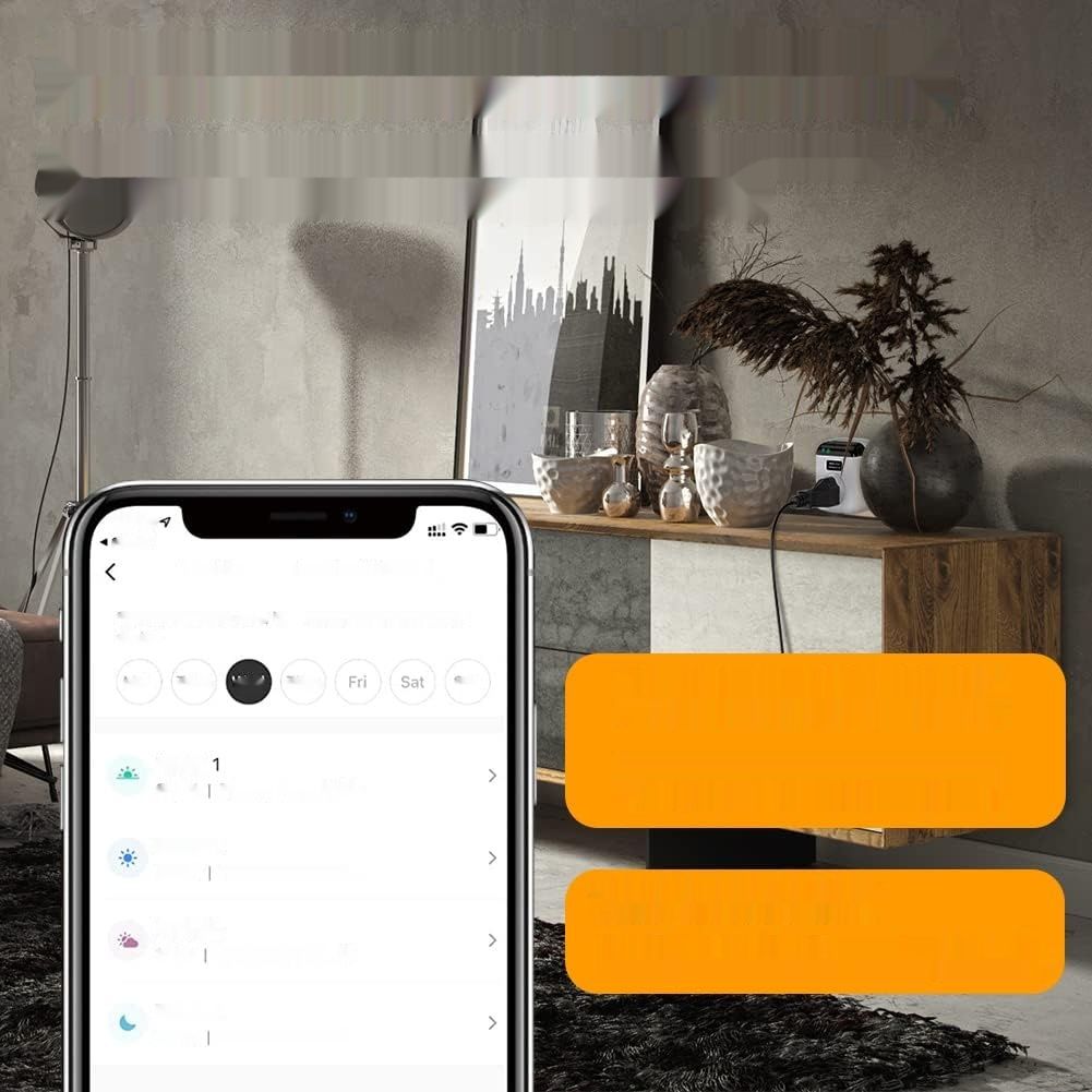 Programowalne gniazdo termostatu WiFi, zgodne z Alexa, Echo, Google Assistant