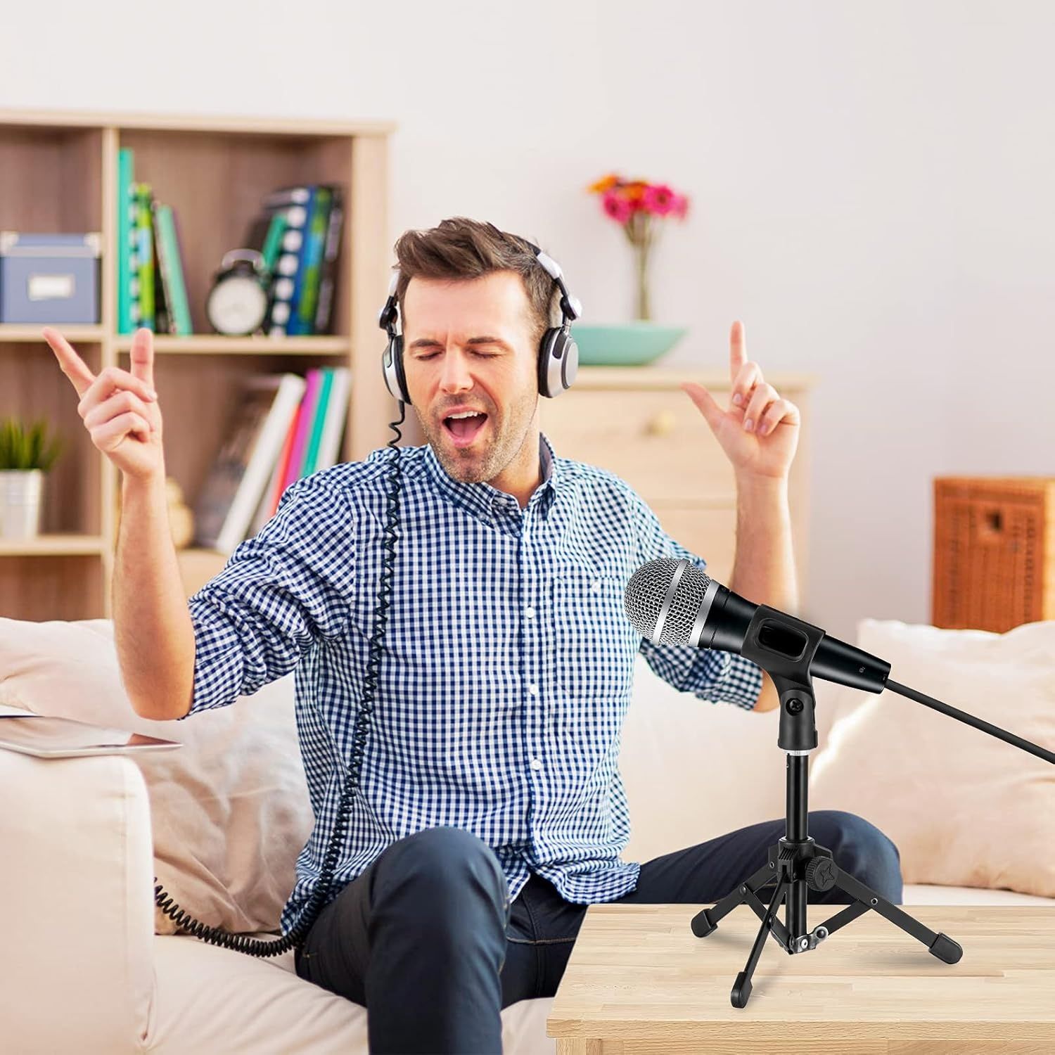Stojak na mikrofon BILIONE z klipsem, adapter 5/8&quot; na 3/8&quot; do Blue Yeti