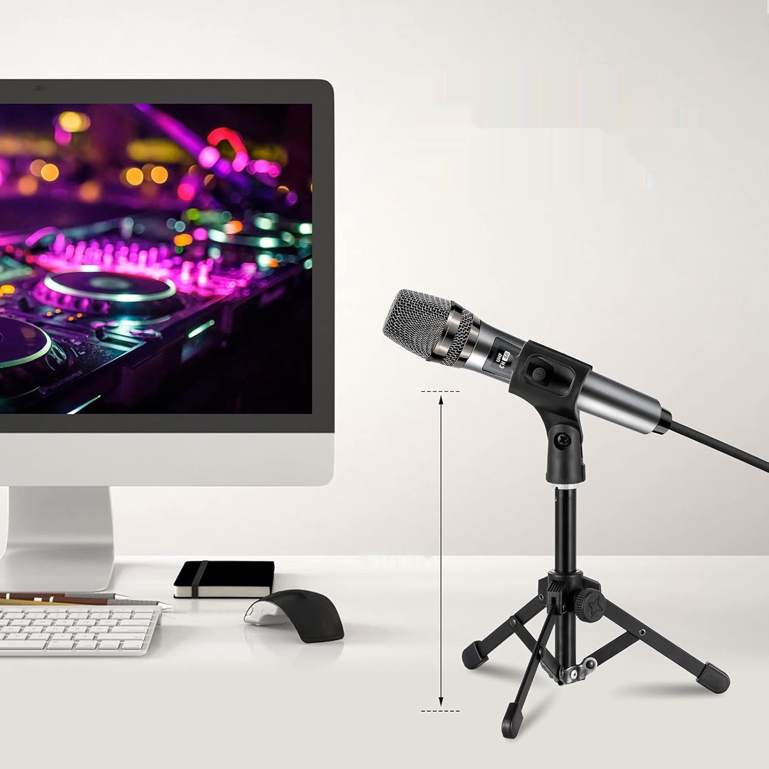 Stojak na mikrofon BILIONE z klipsem, adapter 5/8&quot; na 3/8&quot; do Blue Yeti