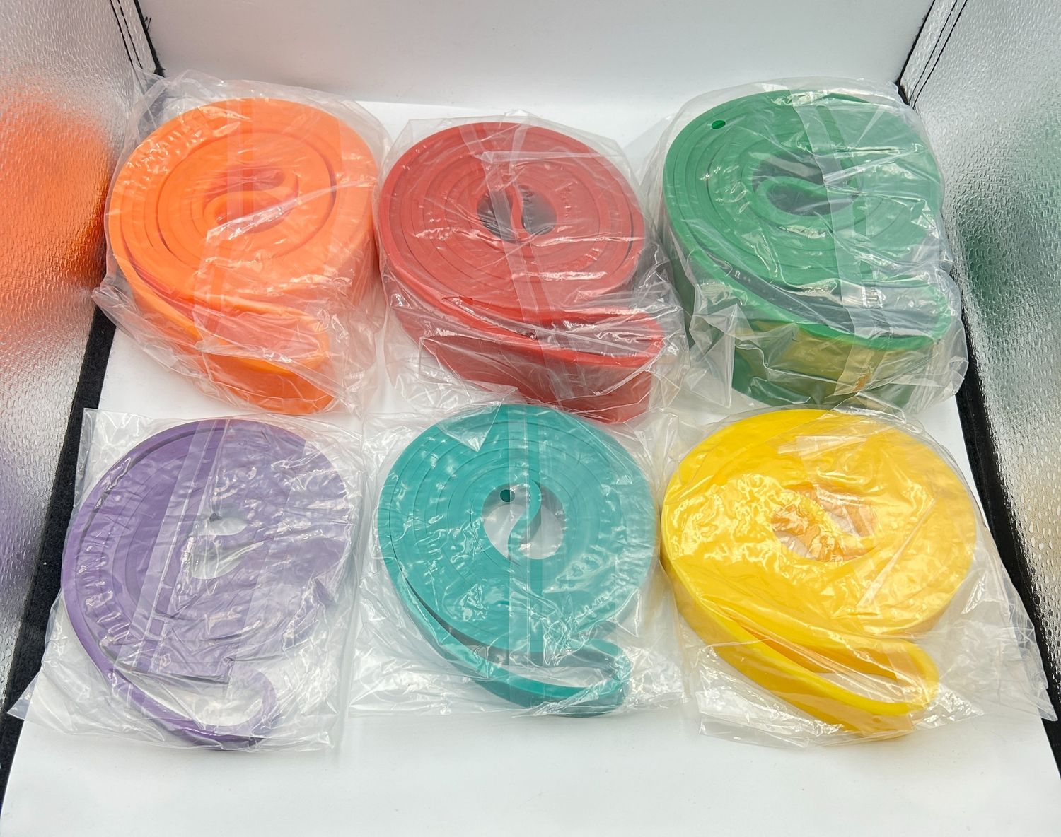 Zacro Resistance Bands, Zestaw Taśm Oporowych z Kotwicą do Drzwi.
