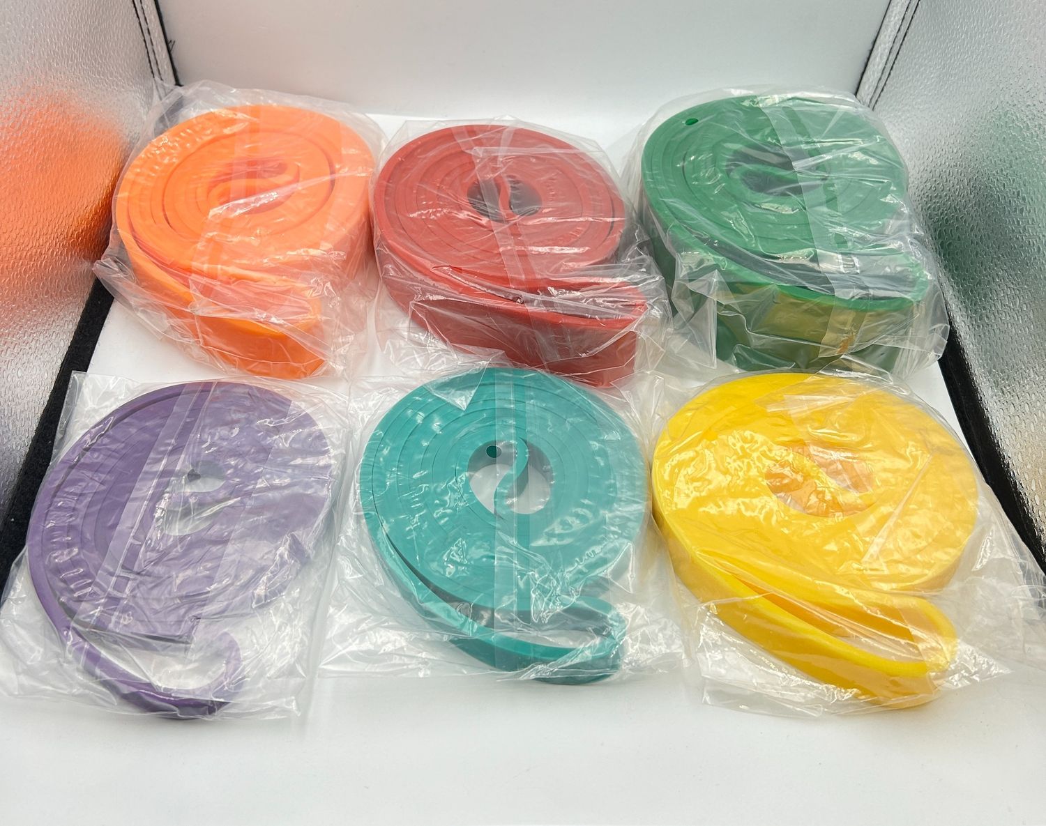 Zacro Resistance Bands, Zestaw Taśm Oporowych z Kotwicą do Drzwi.
