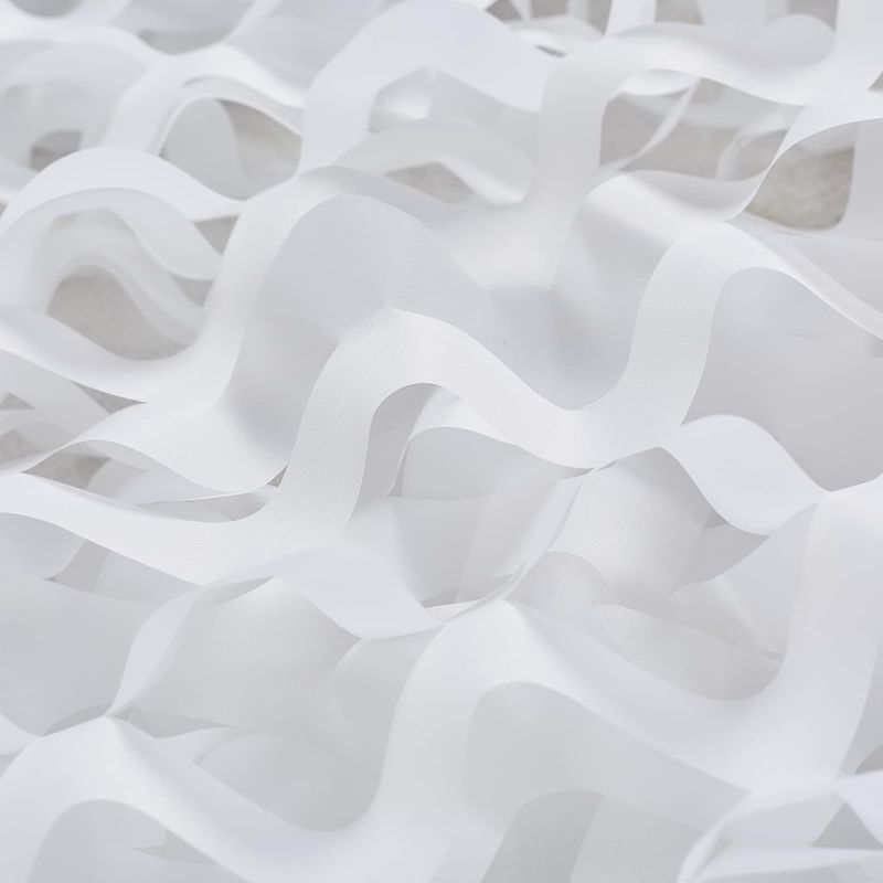 Sensong Siatka Maskująca Woodland do dekoracji i polowań (White, 1.5 x 8 M = 5 X 26 FT)