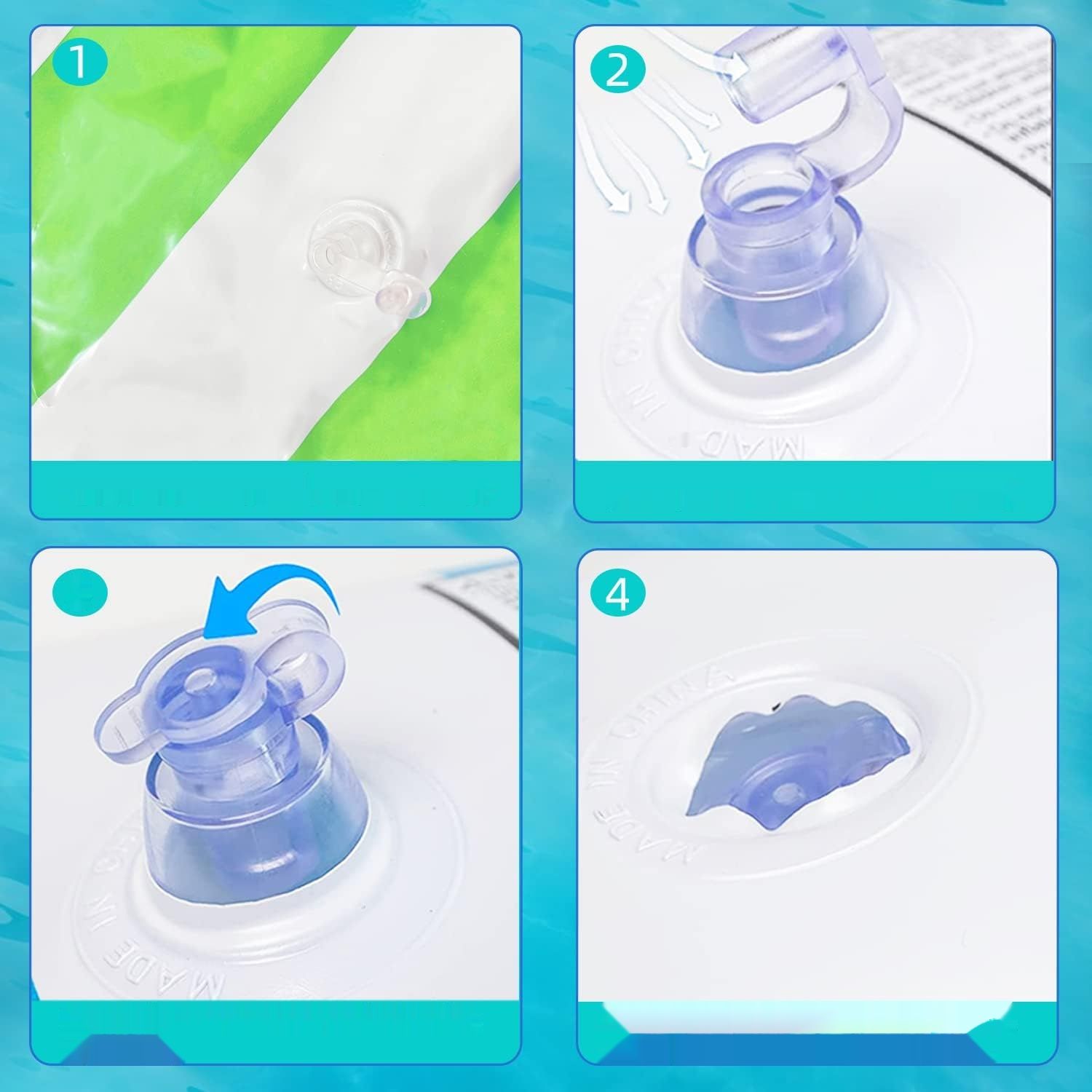 Nadmuchiwany Hamak 4 w 1 Łóżko dla Dorosłych na Lato Basen Morze