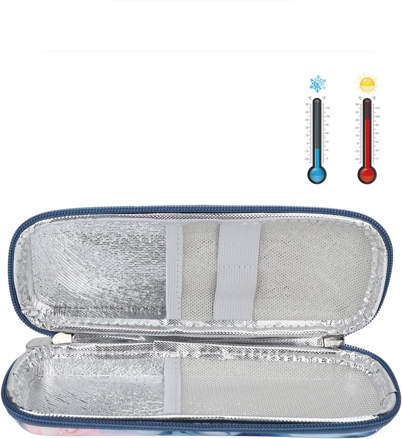 Wodoodporna torba chłodząca na insulinę do codziennego użytku (Różowy)