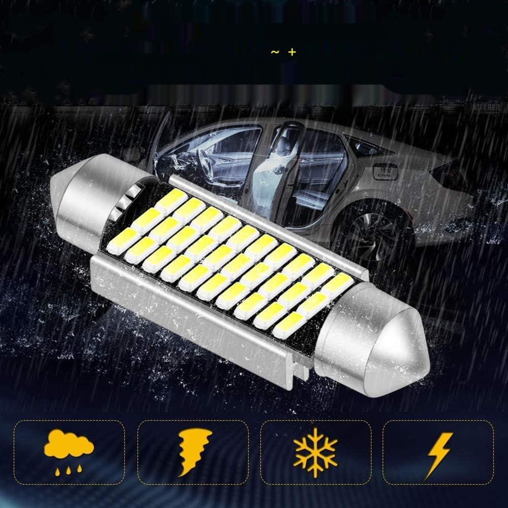 Voarge 4 x 39mm C5W LED Lampy 6000K Żarówki (Białe)