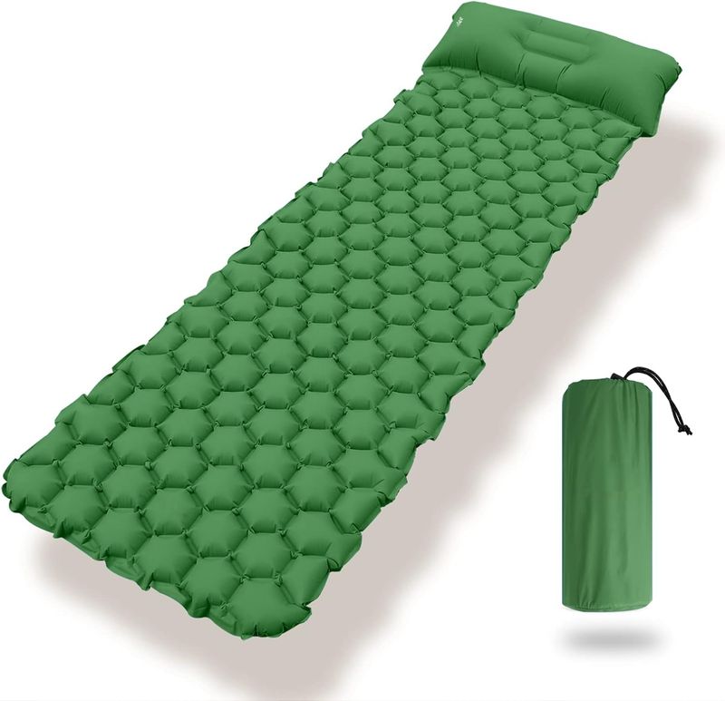 Deeplee mata kempingowa, pojedyncza, ultralekka, odporna na wilgoć.