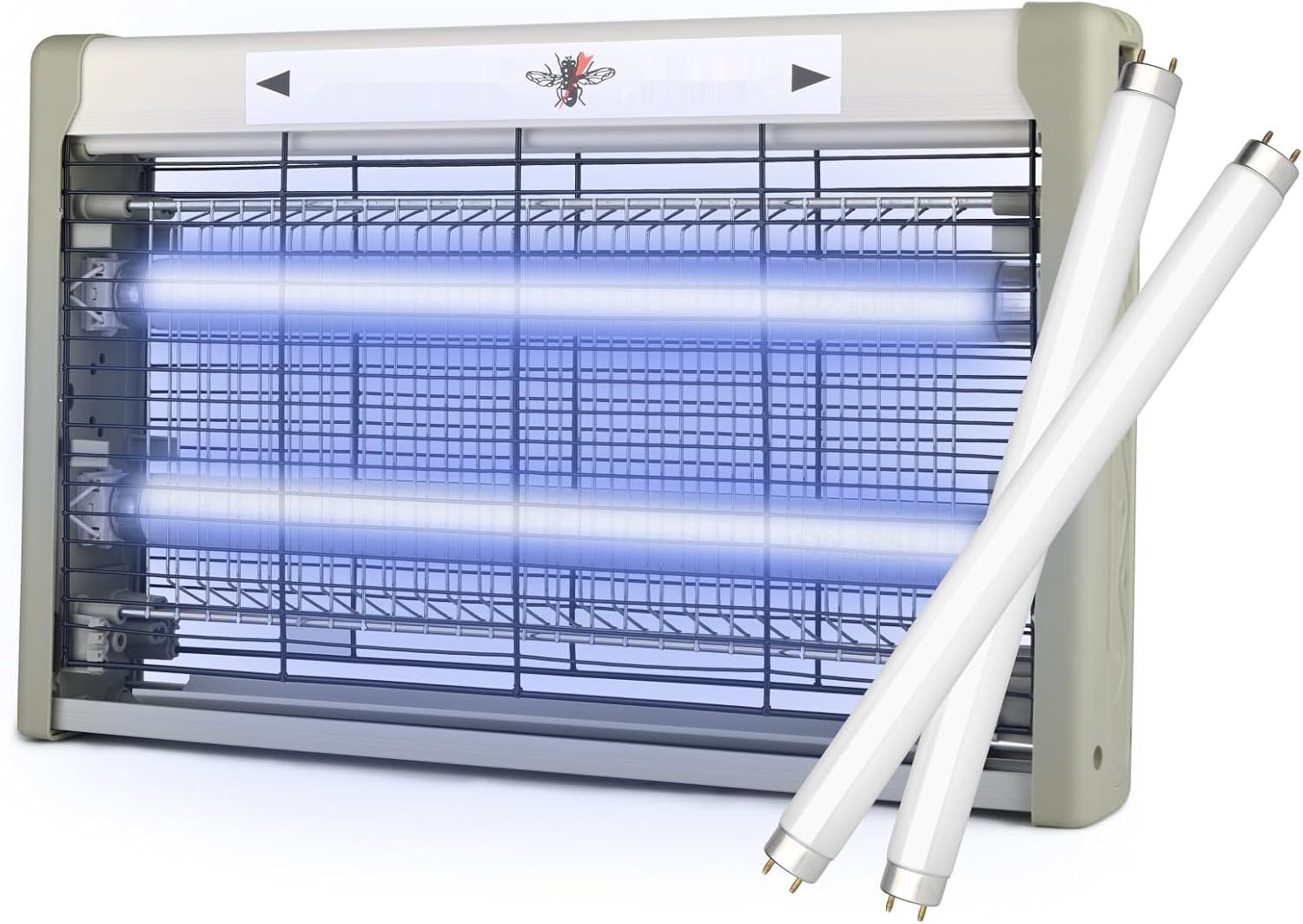 mafiti MS600 Elektryczny Odstraszacz Owadów, 20W UV, z 2 Zapasowymi Lampami