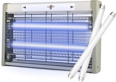 mafiti MS600 Elektryczny Odstraszacz Owadów, 20W UV, z 2 Zapasowymi Lampami