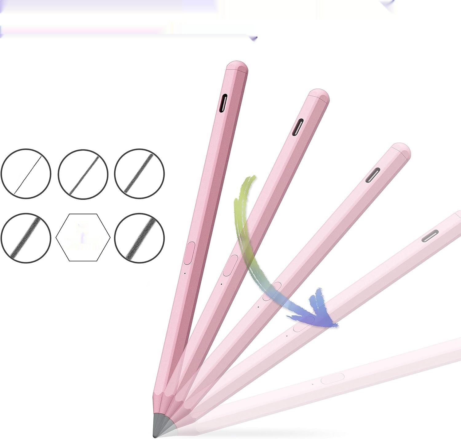 Rysik do Apple iPad 2018-2023, kompatybilny z iPad 6-10 Pro 11/12.9.