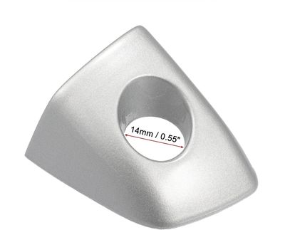 ABSOPRO osłona klamki Audi A4, przednia lewa, biała.