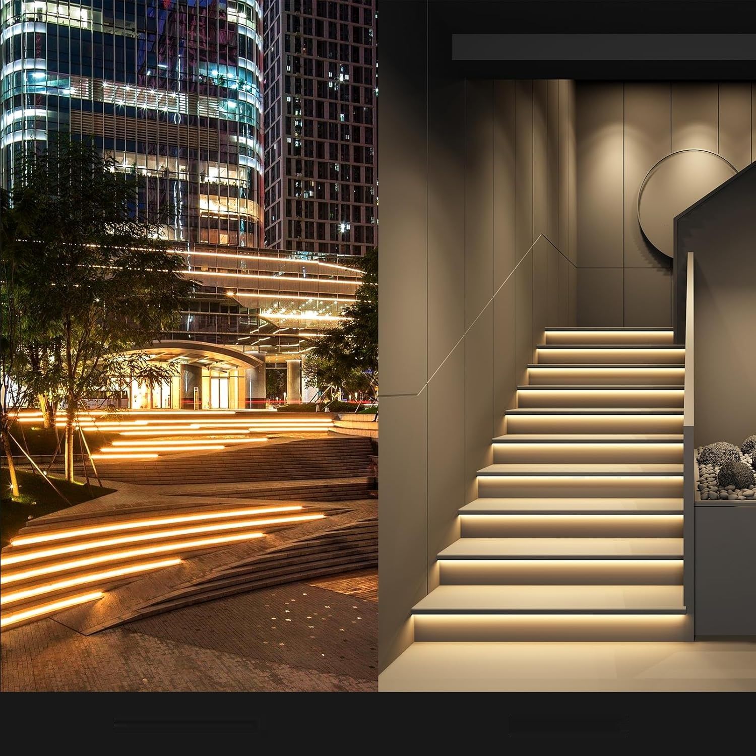 KSIBNW Neon LED Strip Ciepły Biały, 2m, 230V, IP65, do wnętrz i na zewnątrz