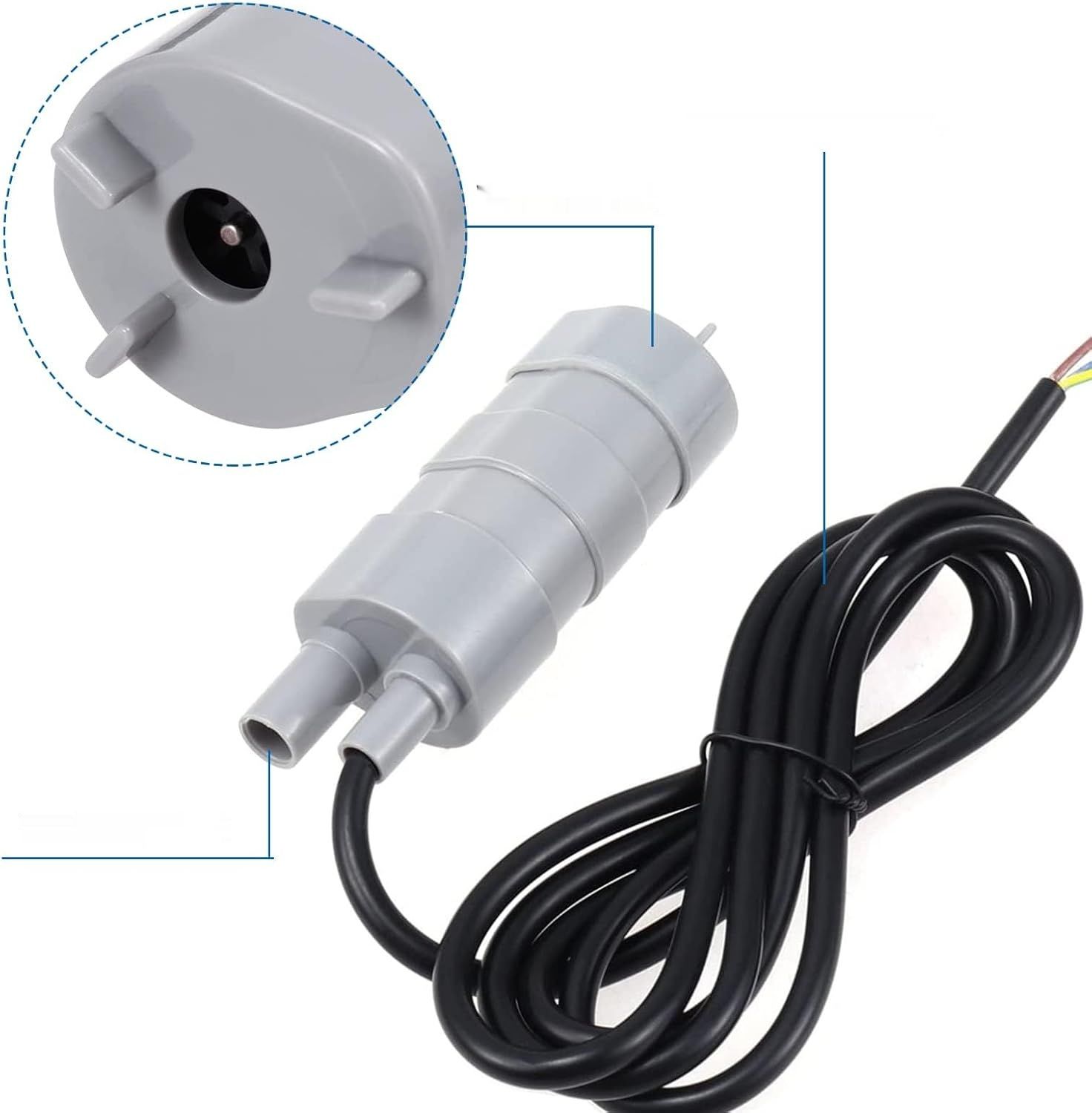 DIFCUL 12V Pompa Wodna 840L/H do Kampera, Stawu, Akwarium, Fontanny