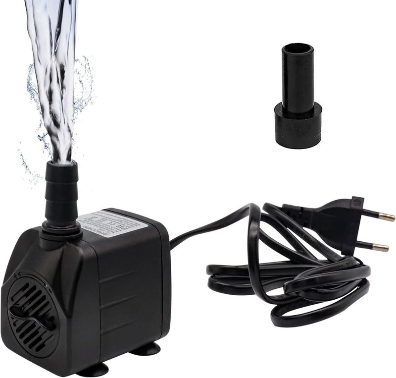 DIFCUL Mini Pompa Wodna do Akwarium 450L/H 10W Ultra Cicha