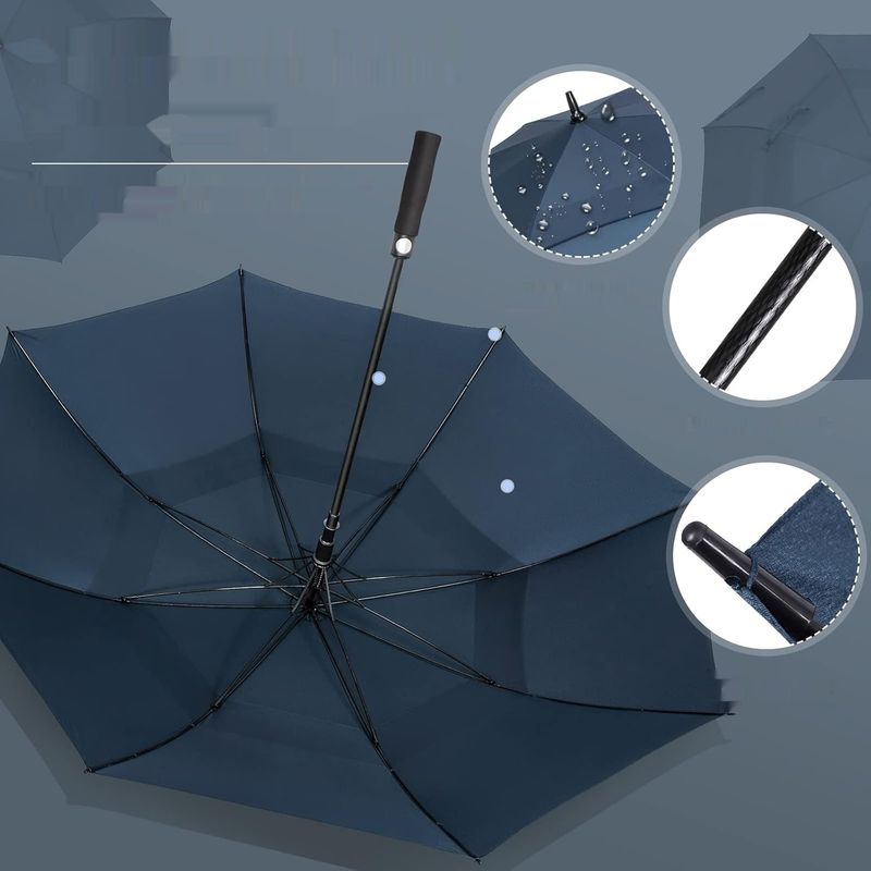 ZOMAKE Duży Wiatroodporny Parasol , Automatyczny